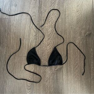 Triangl Swimwear Black Triangle Bikini Top